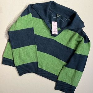 Wild Fable sweater size L juniors new with tags blue & green